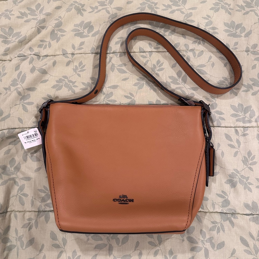 Coach Leather Small Duflette bag Crossbody